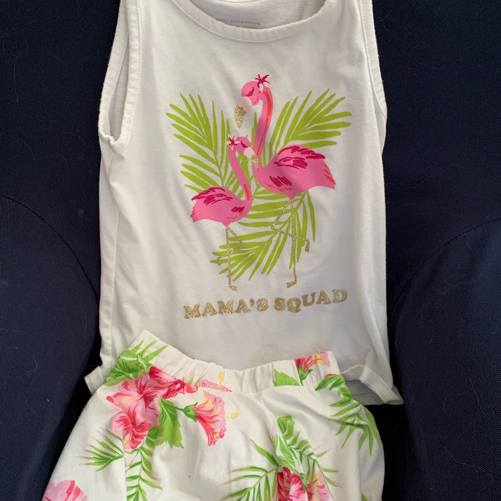 Toddler Tank top and matching skirt